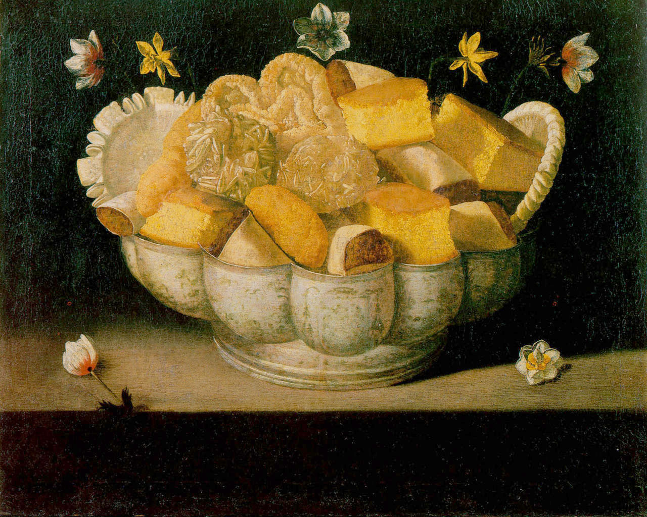 still life with cakes